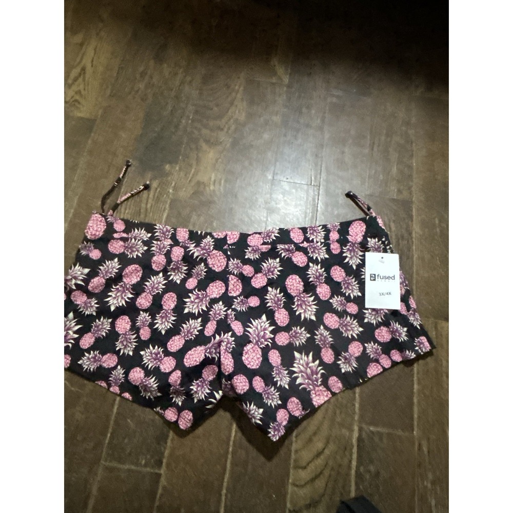 Womens Fused Hawaii Big Island Swim Bottoms 3XL/4XL NWT Pineapple